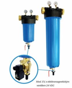 Aqua A8000720 AP-IND 9EV 9-3/4“ Samočistící filtr pro vysoké průtoky F1-1/4“ s ventilem 24VDC
